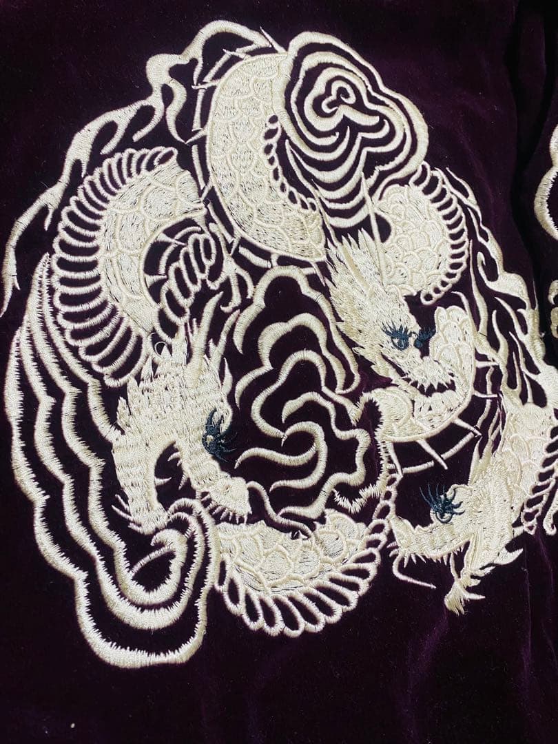 SCRIPT 日本70s 限定 スカジャン　別珍　龍　unisex 2面使う