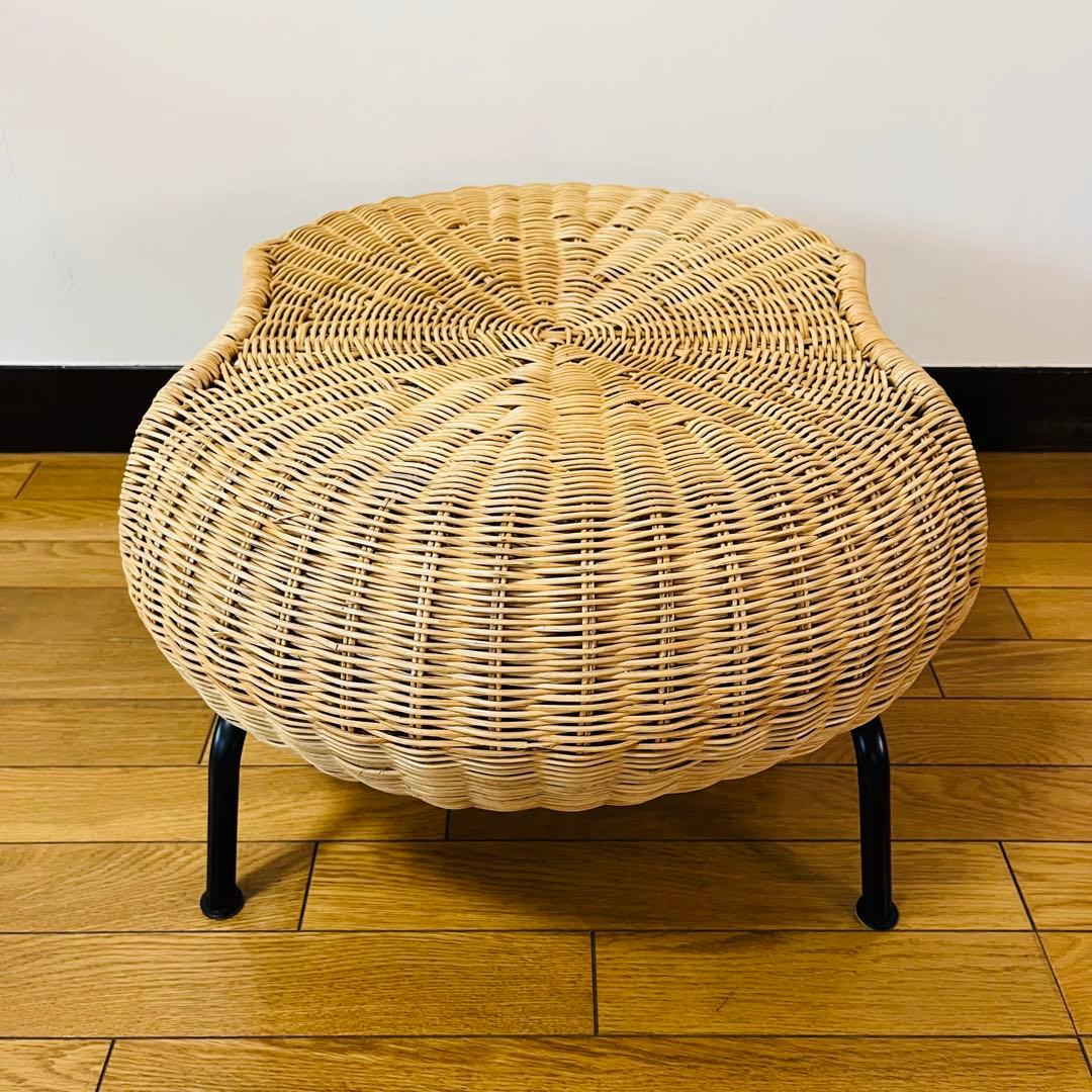 IKEA イケア　GAMLEHULT ガムレフルト ラタン オットマン　送料込み