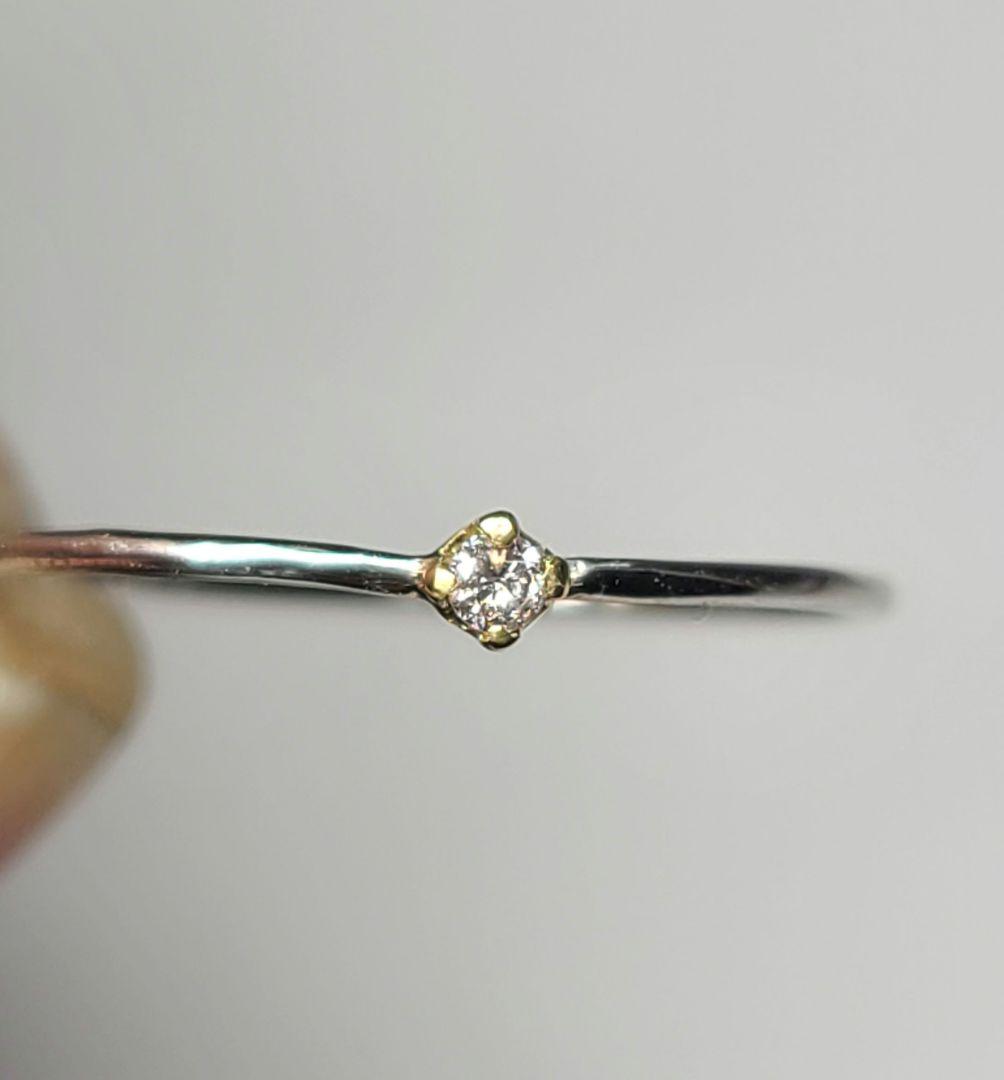 素晴らしいピンクの輝き★天然ピンクダイヤモンド18金&Pt900★