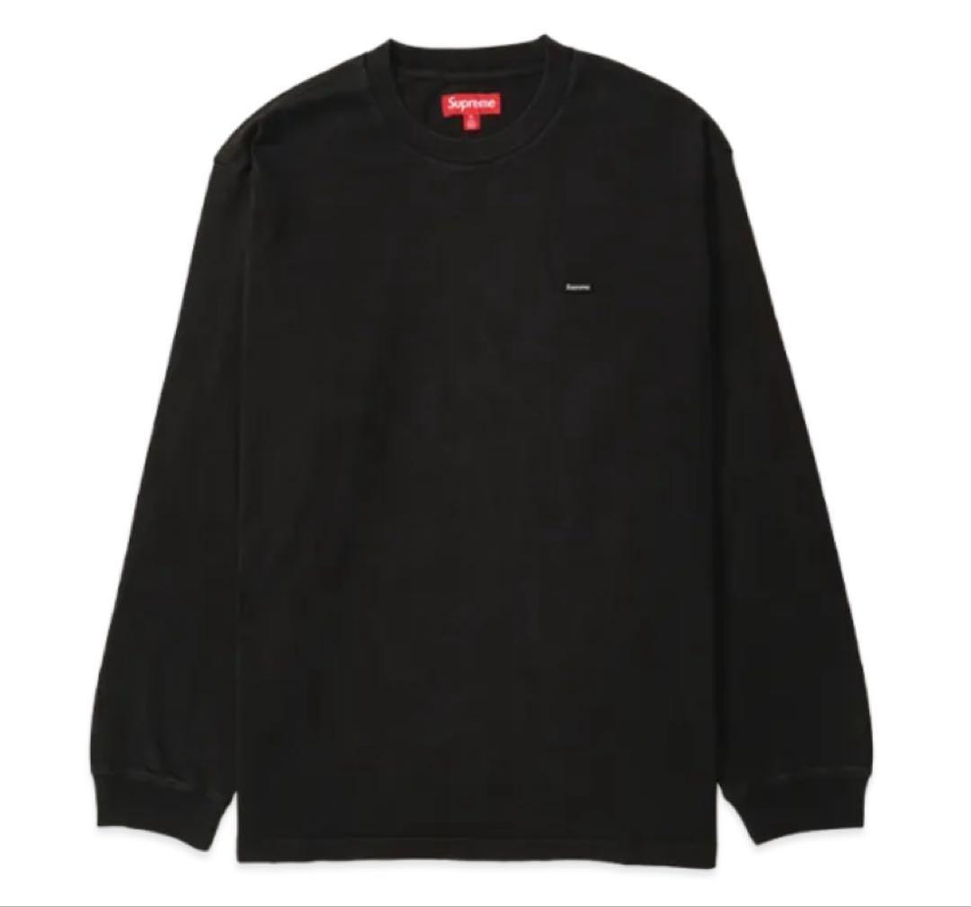 Supreme Small Box L/S Tee M ブラック