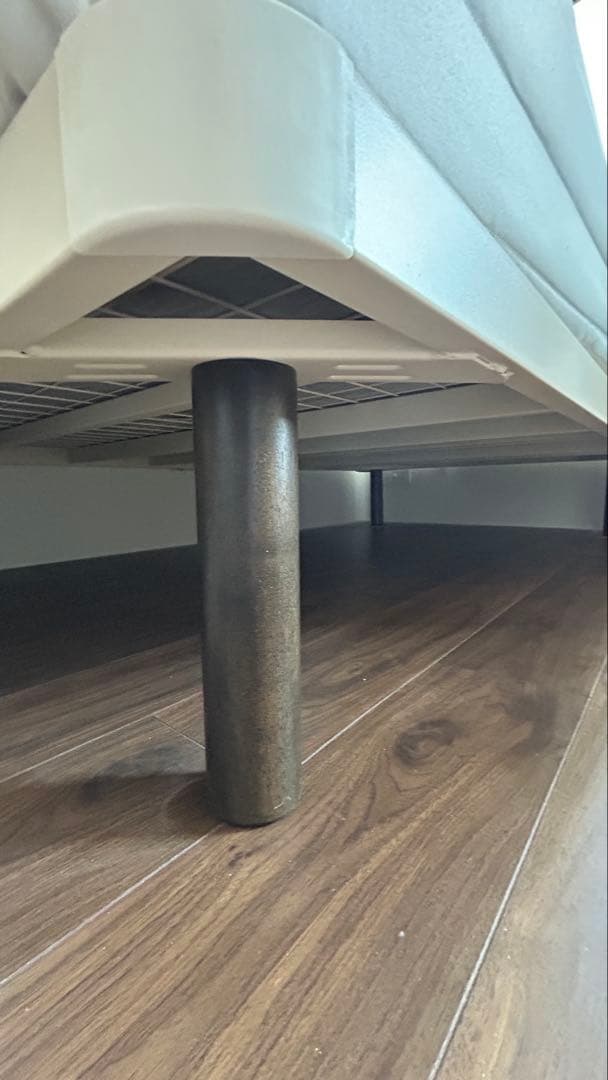 ちゃこ　セミダブル 脚付きマットレス ホワイト／未使用