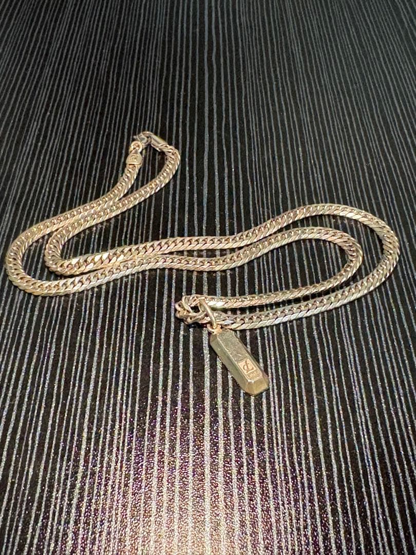 LEDA シルバー チェーンネックレス ペンダント付き