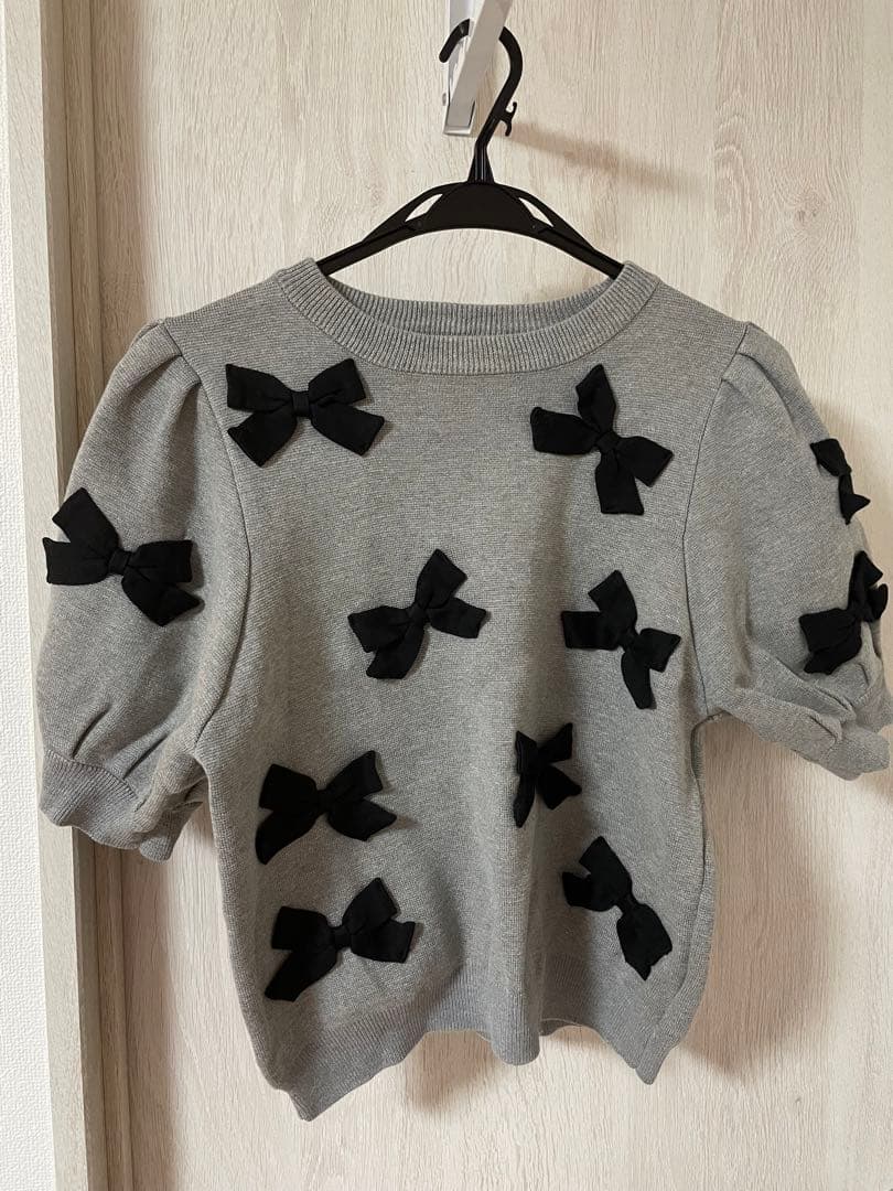 【1回着用】ツルバイマリコオイカワ/Letta/トップス/グレー