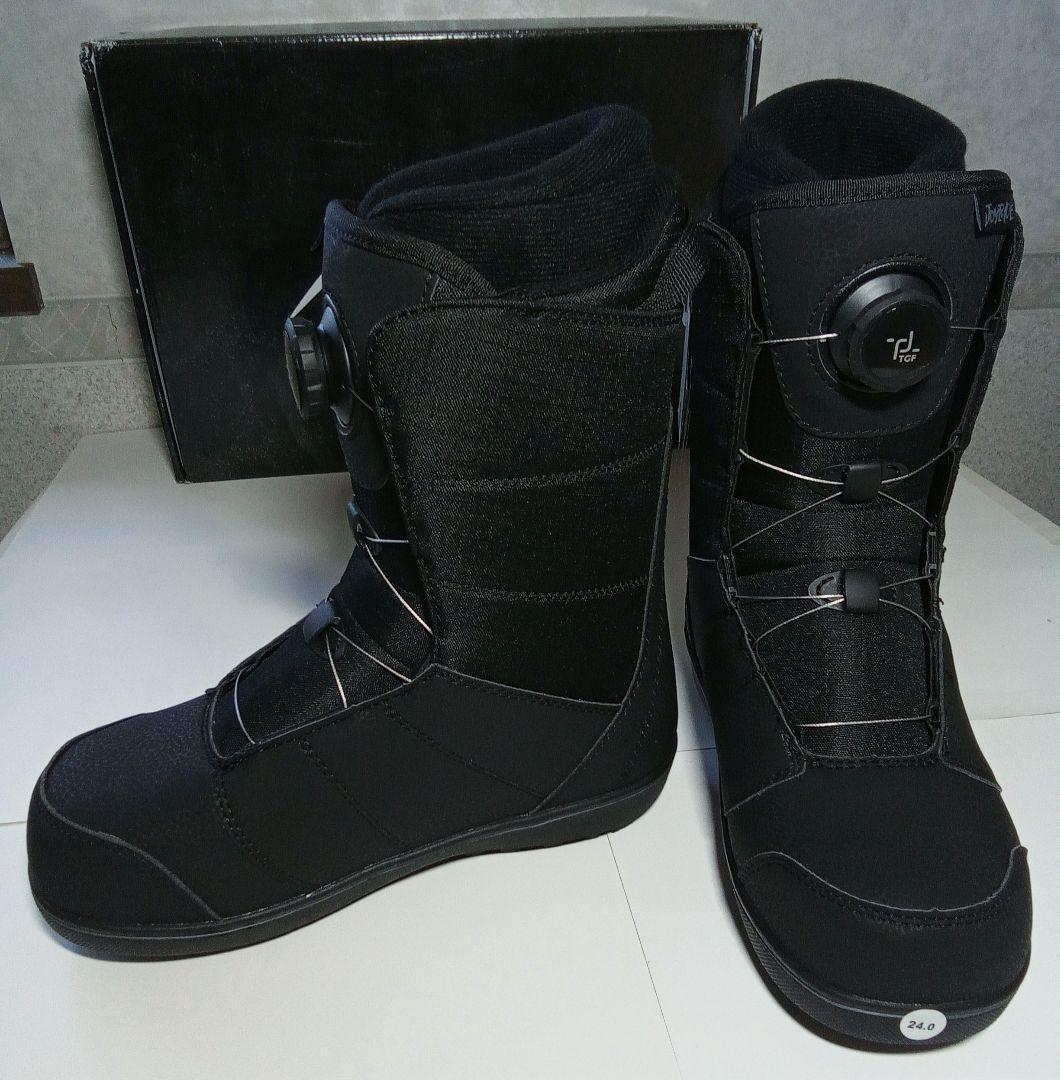 新未使用/JOYRIDE TGFシステム スノーボードブーツ/BLK/24cm