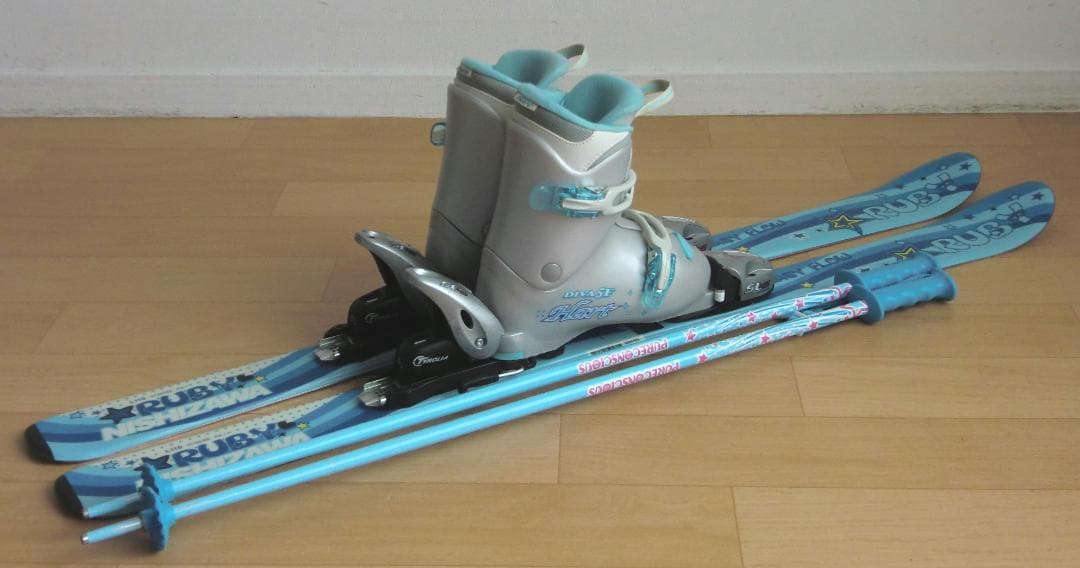 ■■12月・1月限定■送料無料■子供用スキーセット■板110靴21■WAX済■■