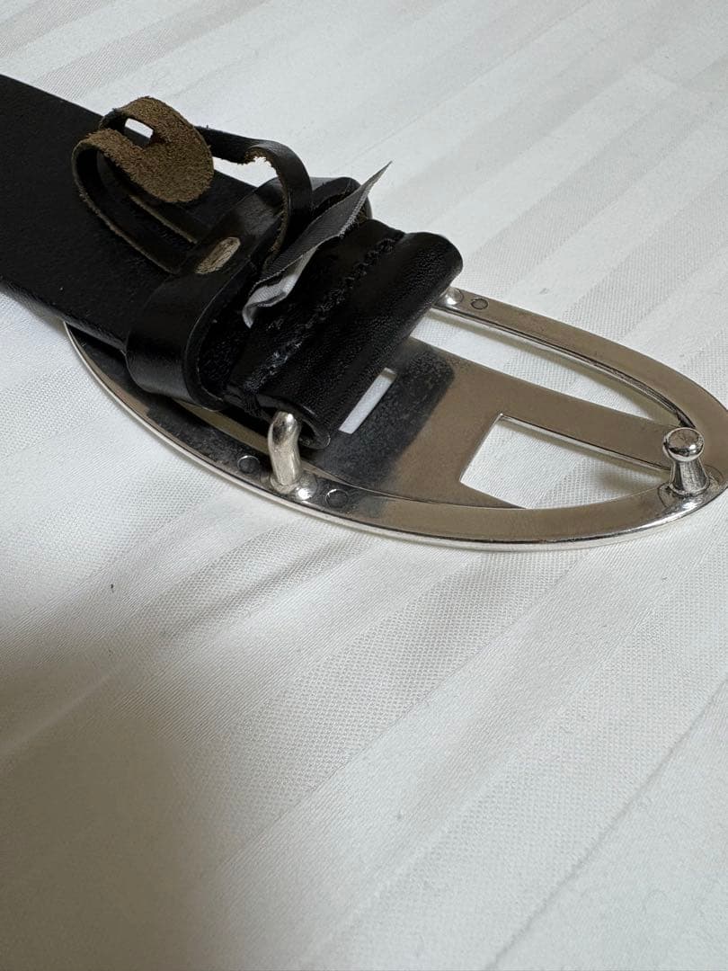 DIESEL ユニセックスベルト B-1DR ブラック/75