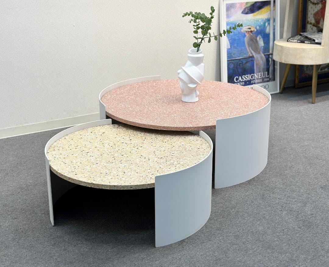 Cassina/カッシーナ■554 BOWYコーヒーテーブルセット　定価約95万