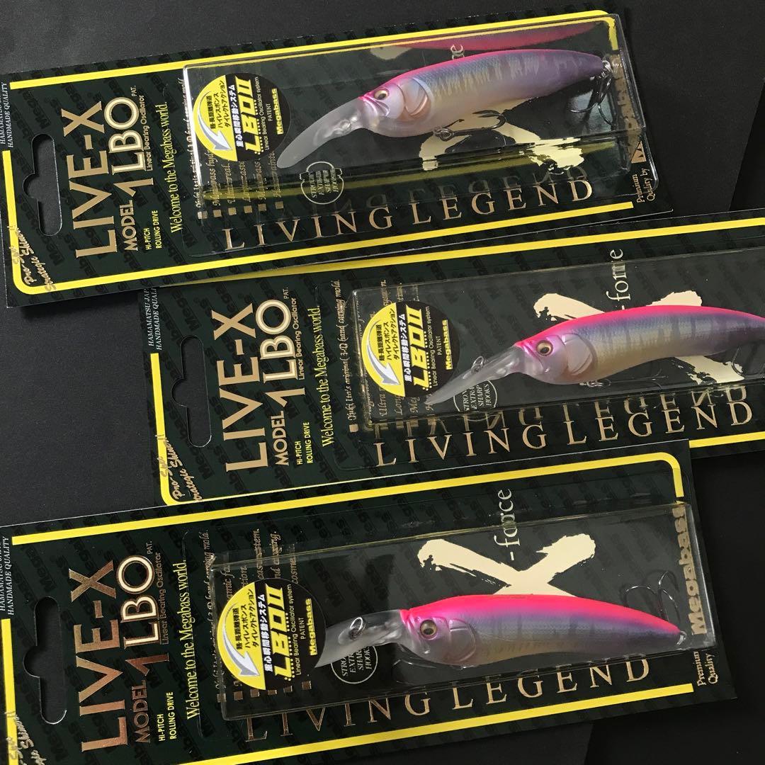 メガバス　LIVE-X MODEL1（SP-C）3個セット