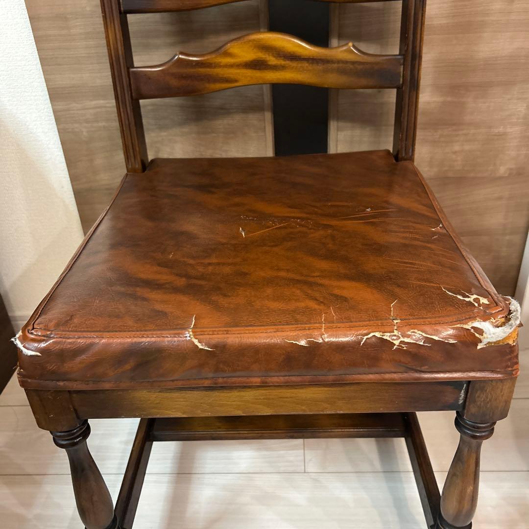 【レトロ】手渡し希望　カリモク製椅子　1脚