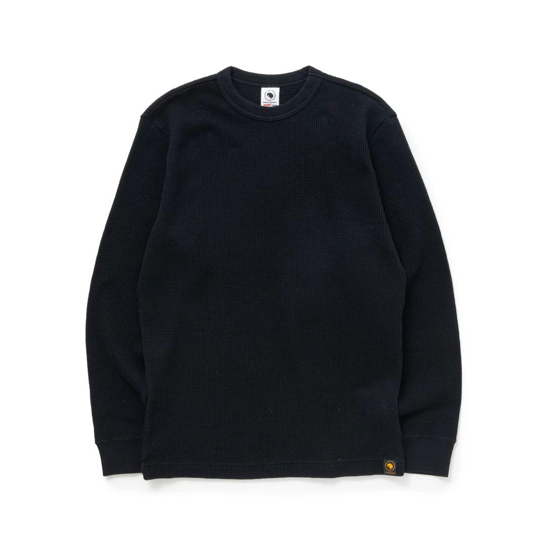 トップス RATS WAFFLE THERMAL /BLACK/M