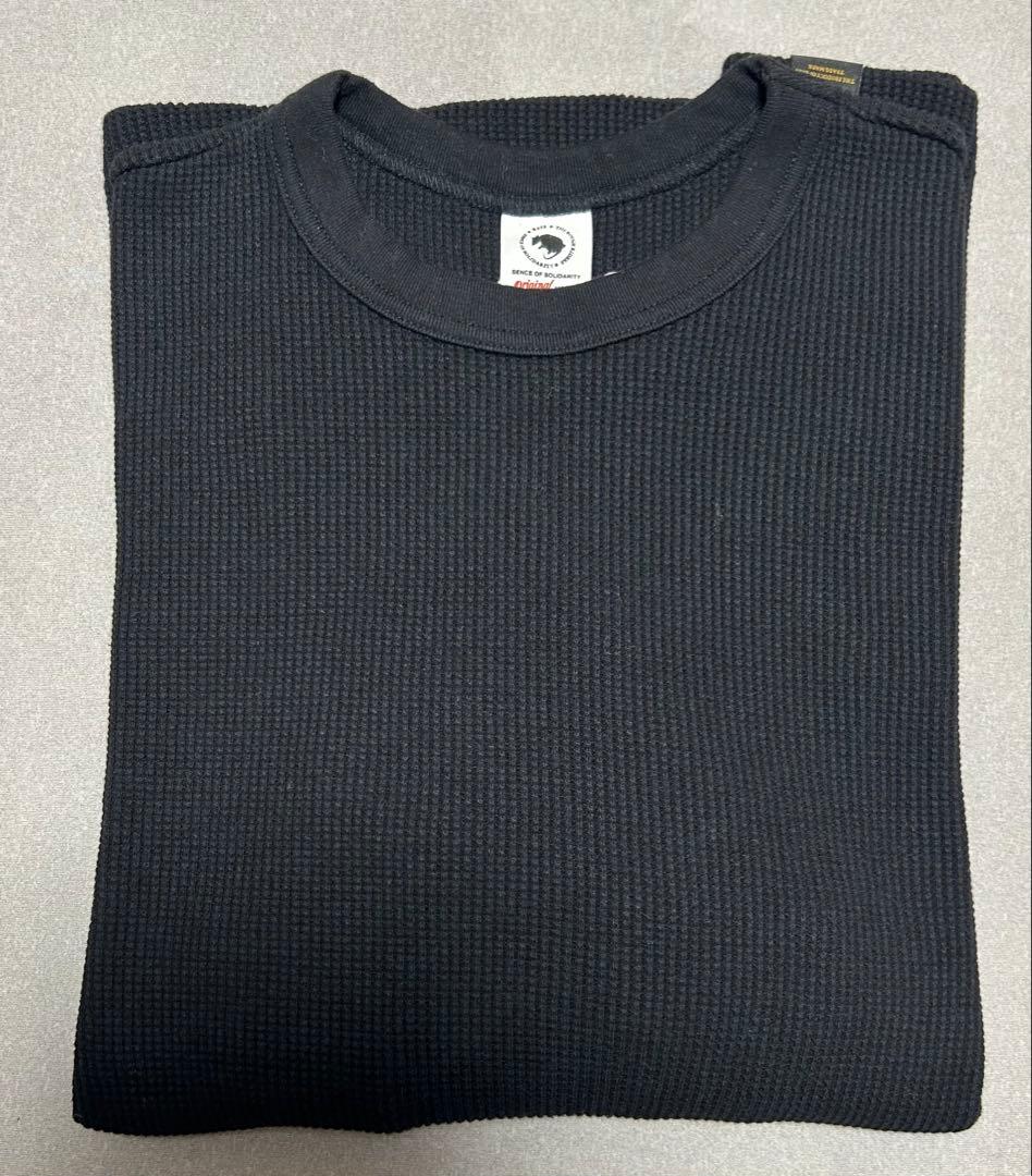 トップス RATS WAFFLE THERMAL /BLACK/M