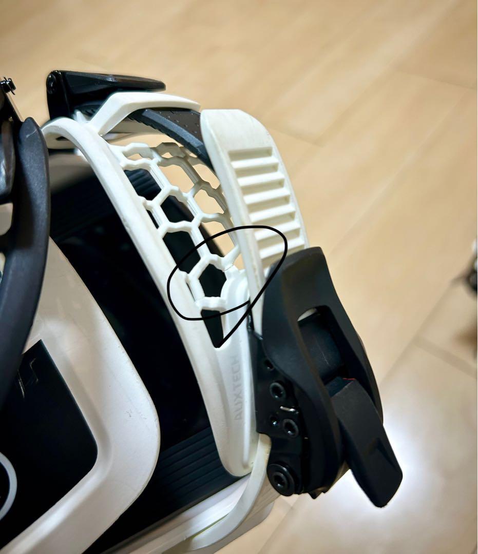NIDECKER SUPERMATIC ビンディング ホワイトMサイズ