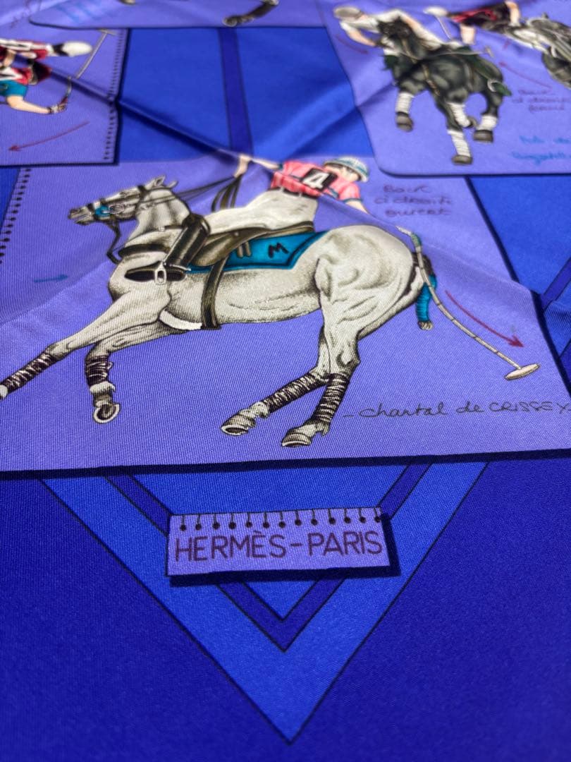 HERMES ポロ競技 スカーフ