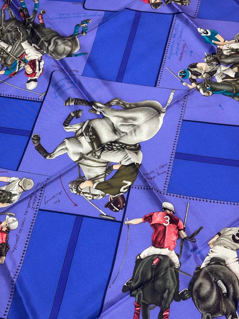 HERMES ポロ競技 スカーフ
