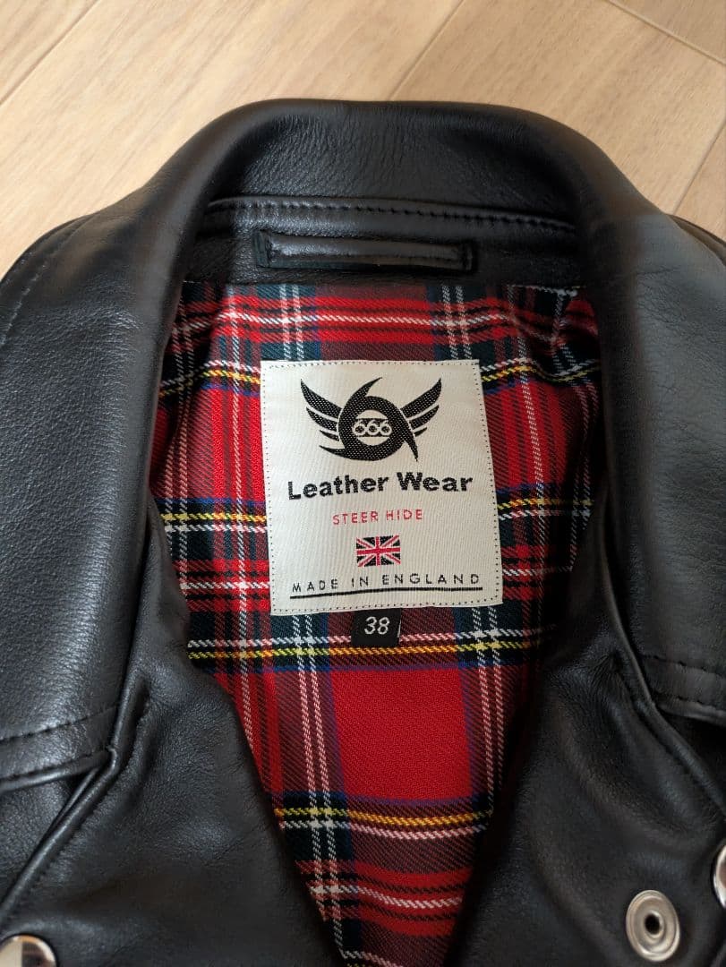 666 LEATHER WEAR ダブルライダースジャケット 38