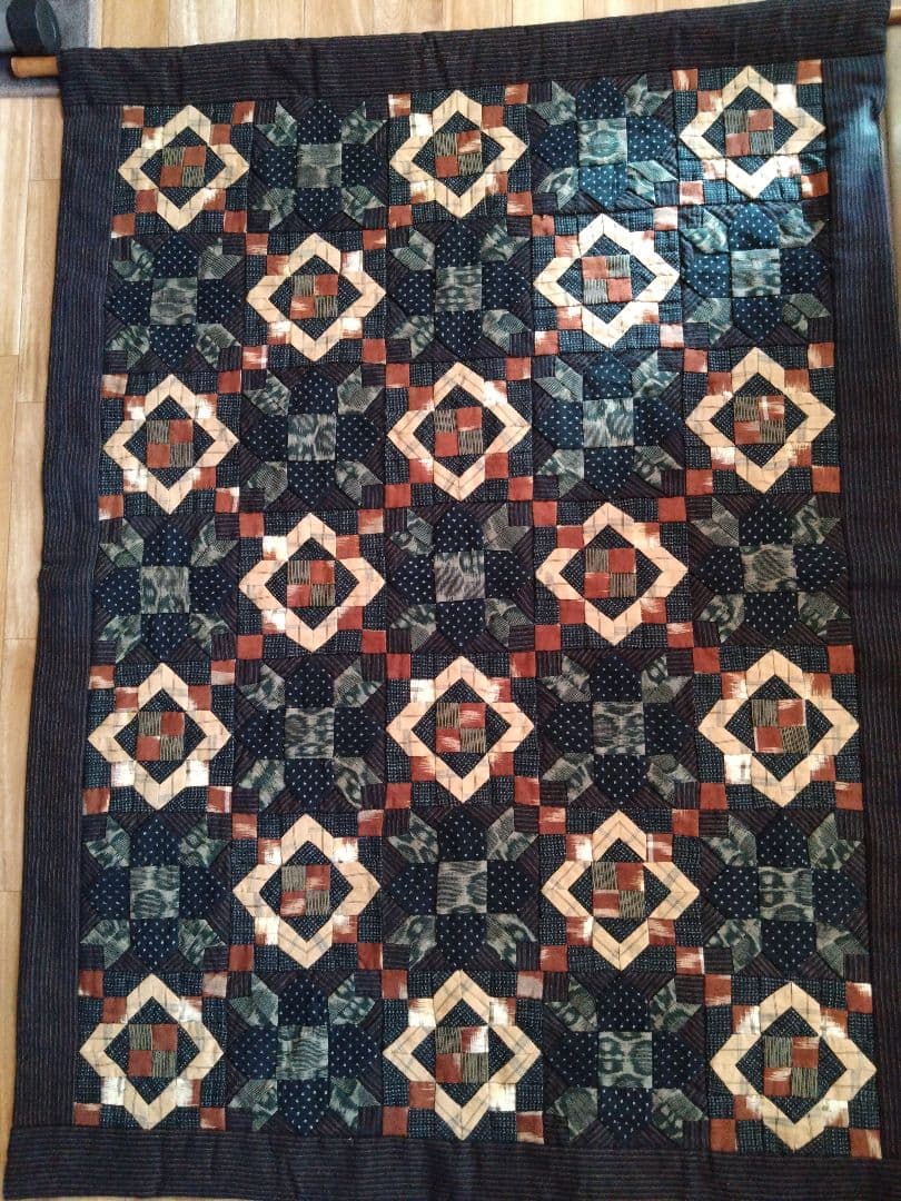 古布 絣等タペストリー