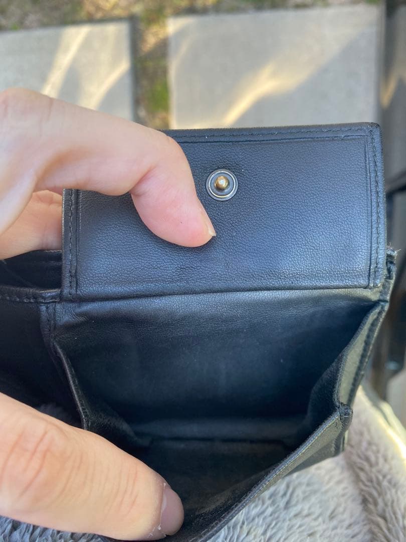 ボッテガ・ヴェネタ 二つ折り財布 ブラック