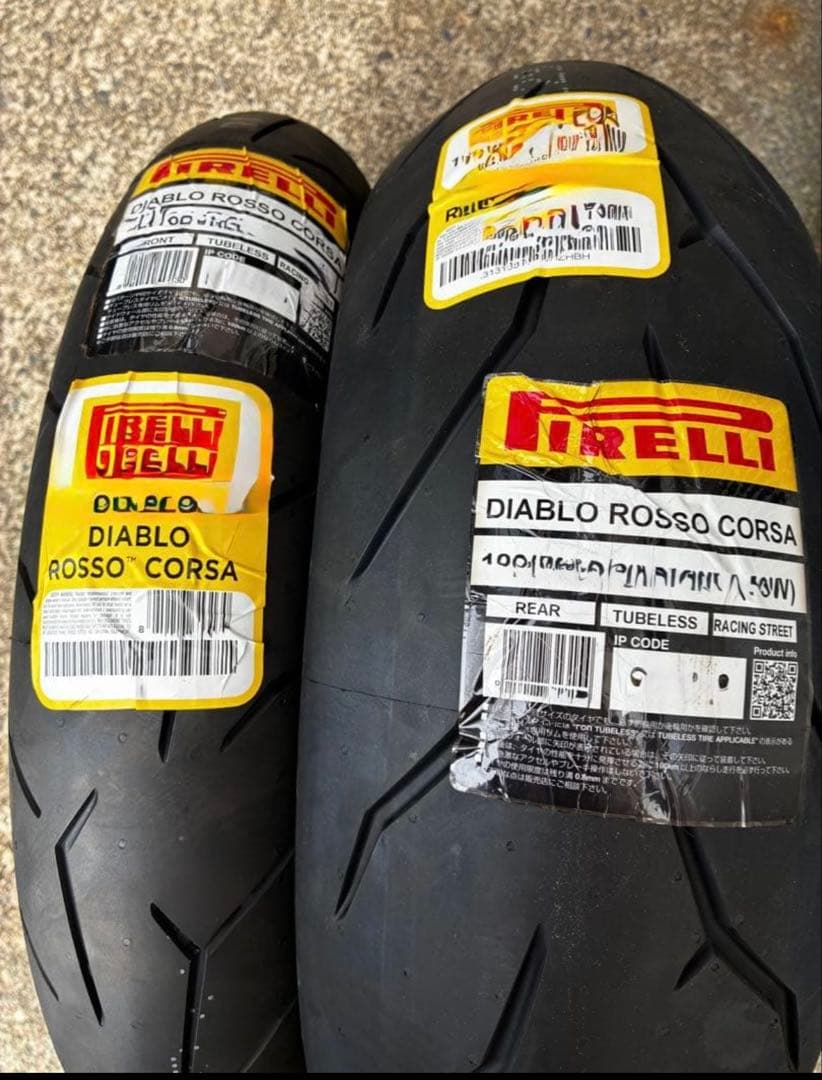 PIRELLI ロッソコルサ120/70ZR17 190/55ZR17前後セット