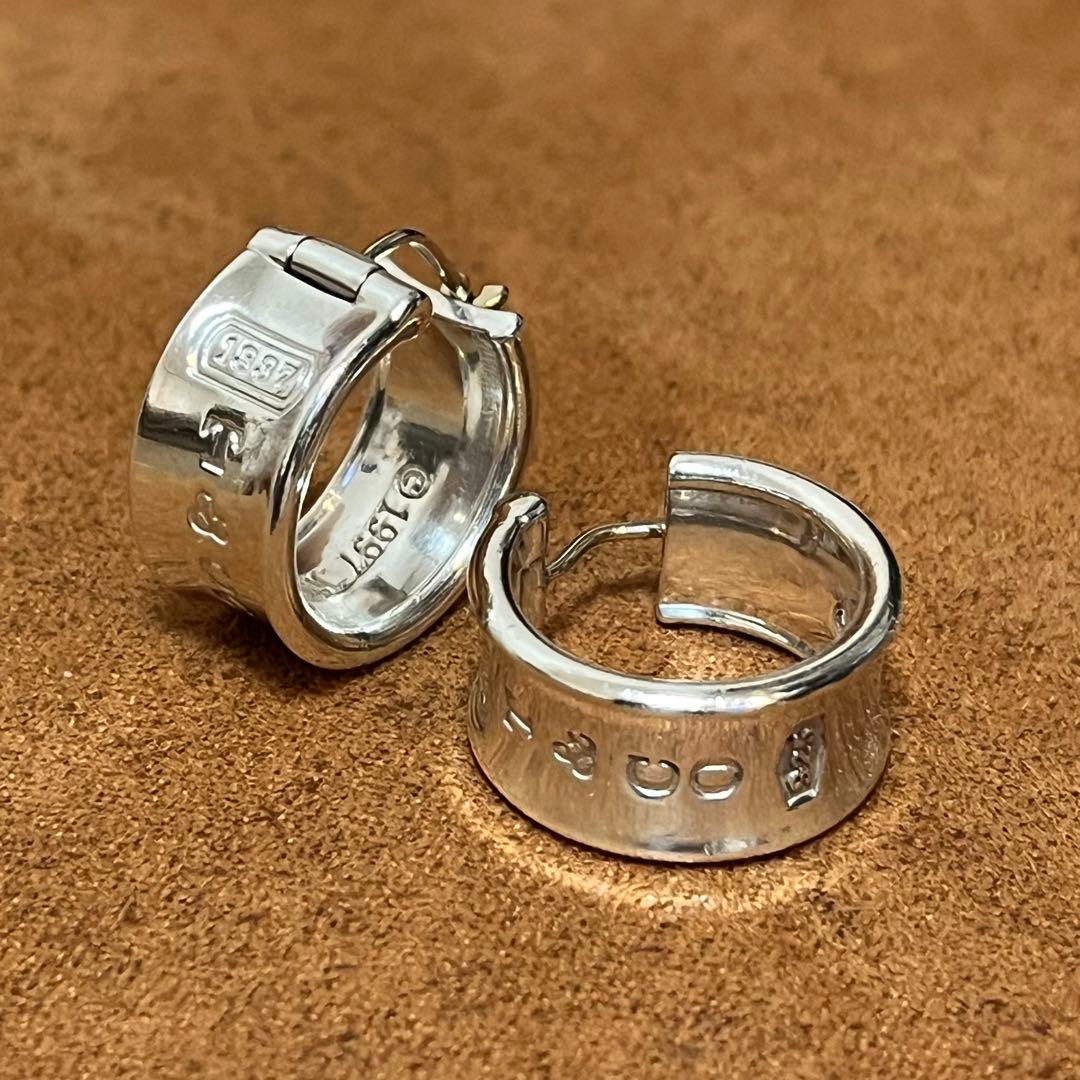 Tiffany & Co. ティファニー 1837 ナローフープ ピアス ワイド