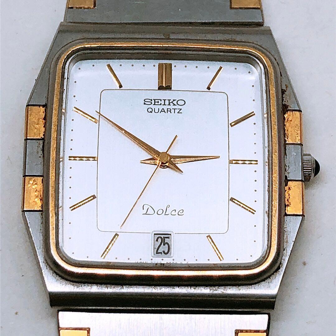 ア*ラ様 SEIKO セイコー Dolce 腕時計 クオーツ アナログ ヴィンテ