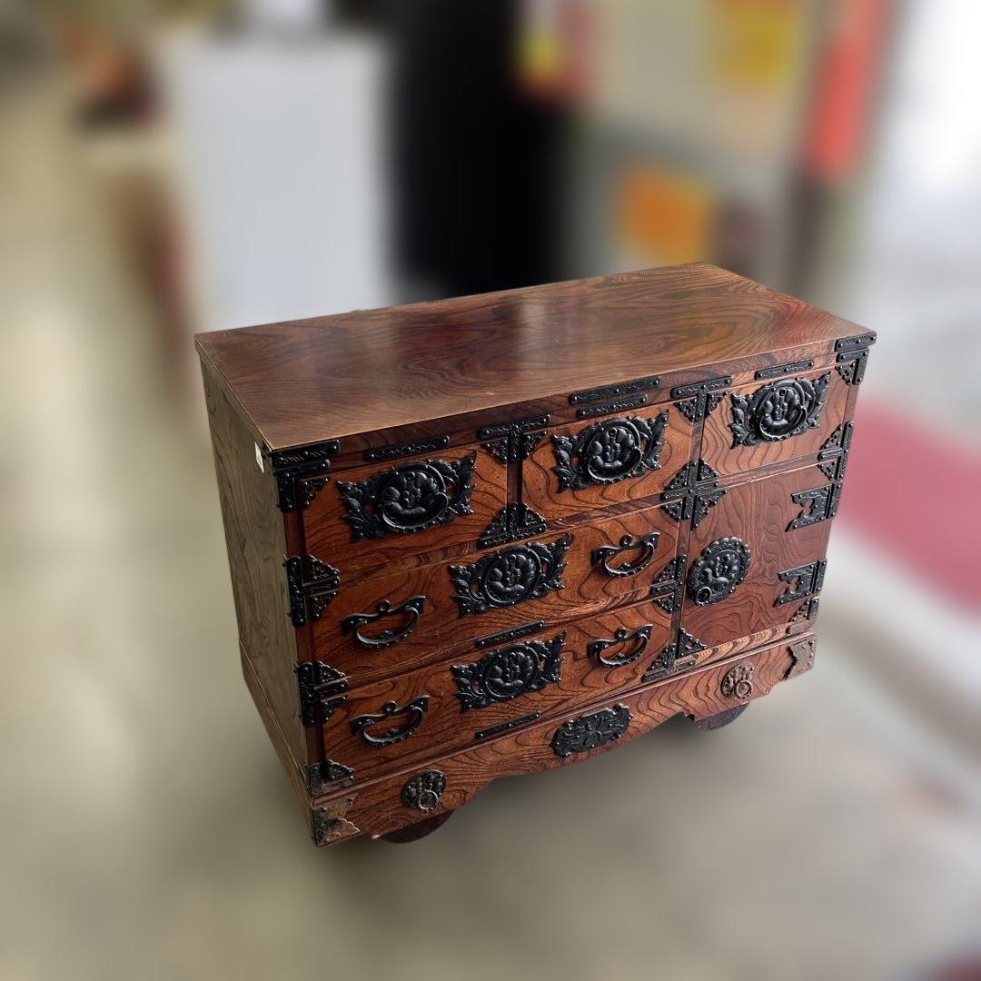 【岩谷堂】◇車箪笥◆鍵付き◇特価品！