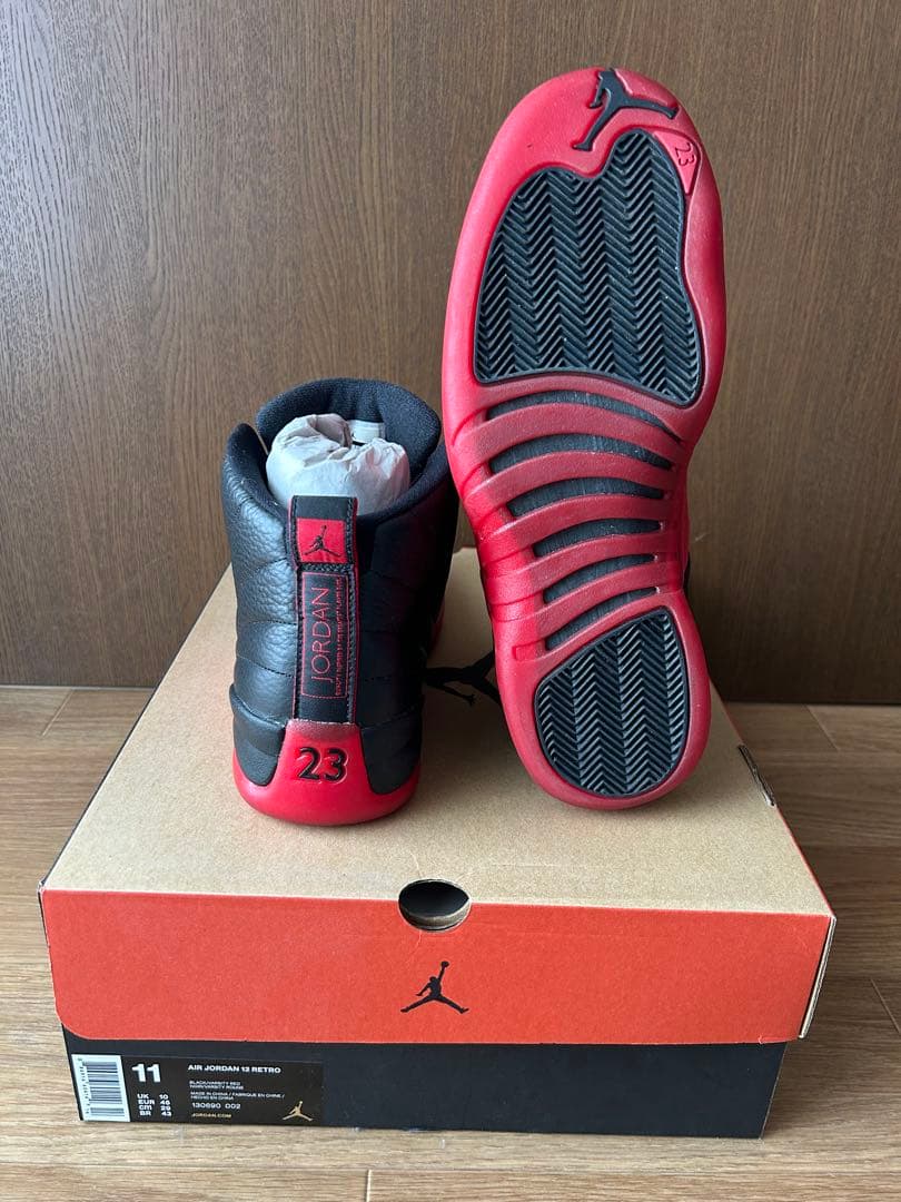 Air Jordan 12 ブラック/レッド 11