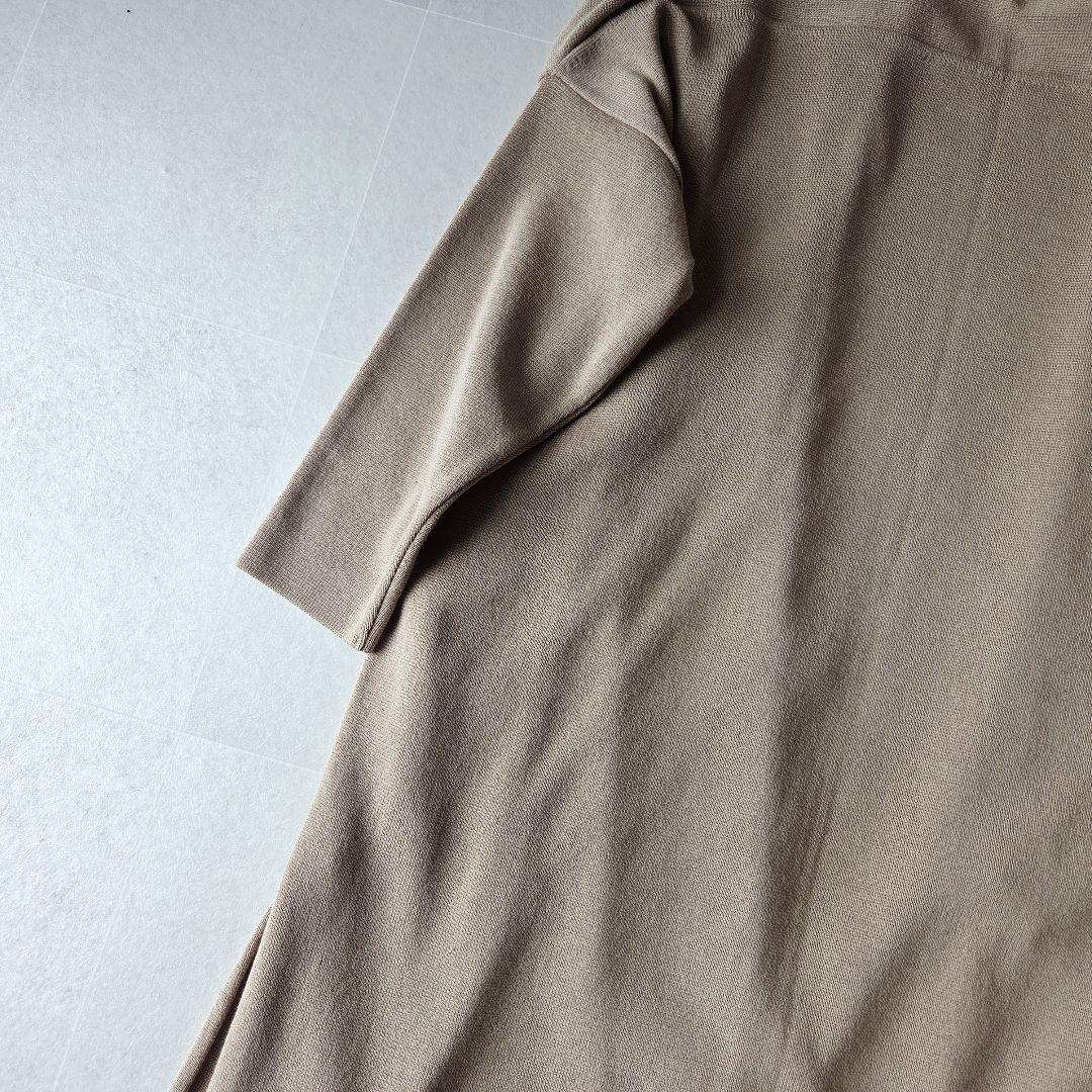 美品✨ ミューズ ドゥーズィエムクラス スムースニットガウンコート コットン