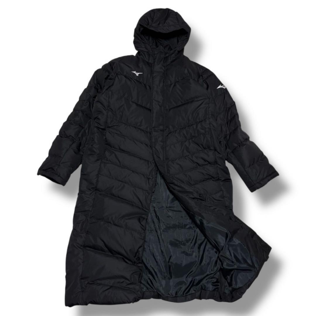 ＴＮ様 ミズノ ロングベンチコート ダウン90% ブラック 2XL