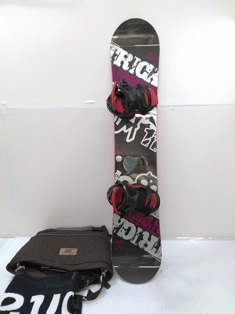 NOVEMBER D4 THE FULL153cm 3点セット スノーボード△