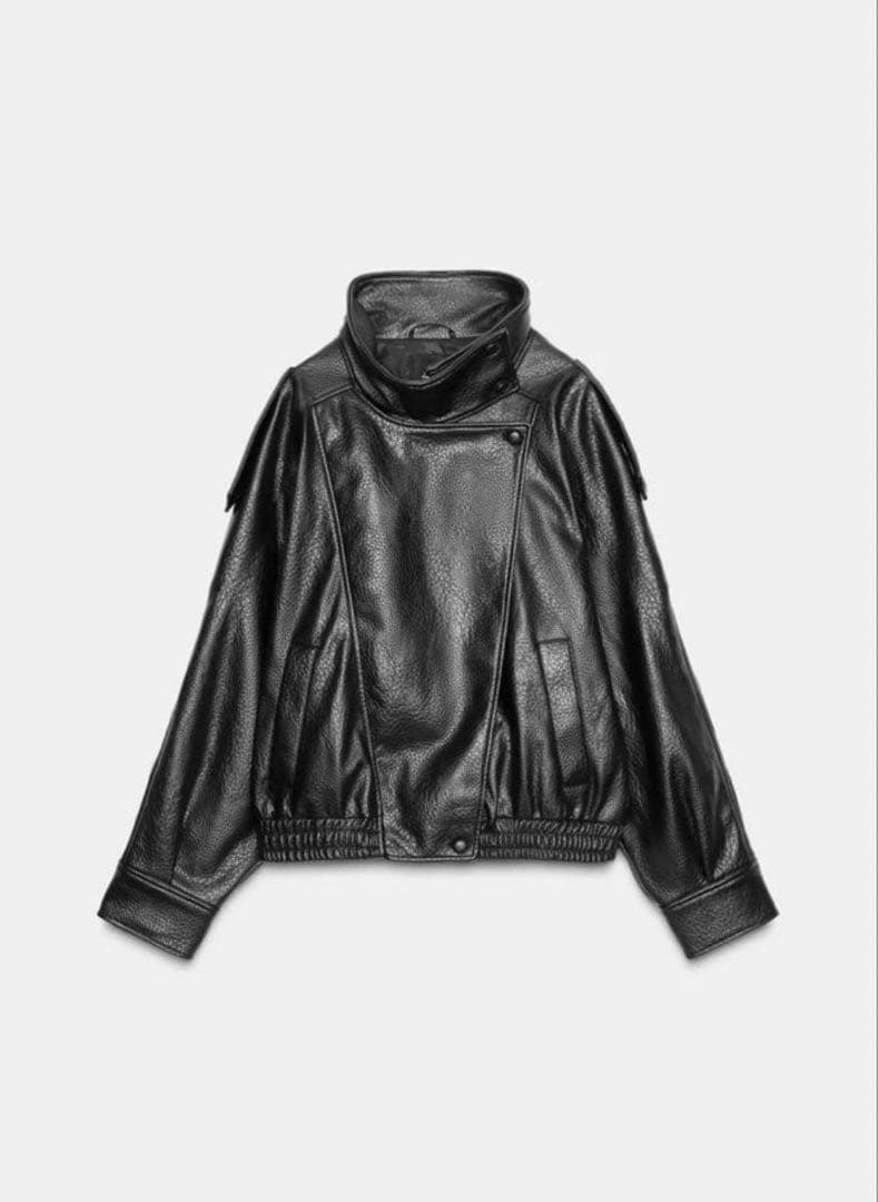 ZARA フェイクレザージャケット Sサイズ