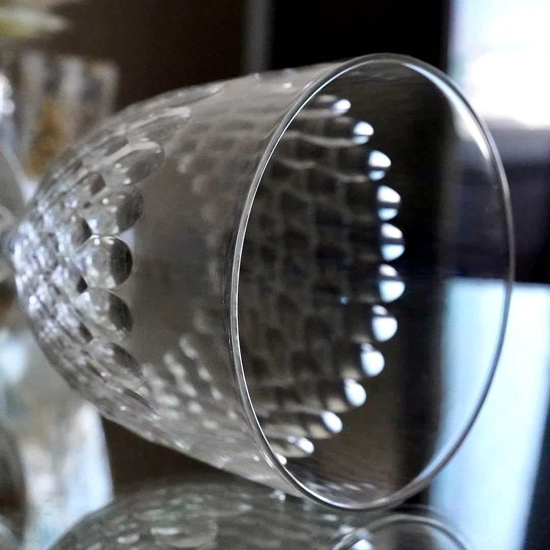 最大サイズ★オールド バカラ T6406 美品 BACCARATワイングラス