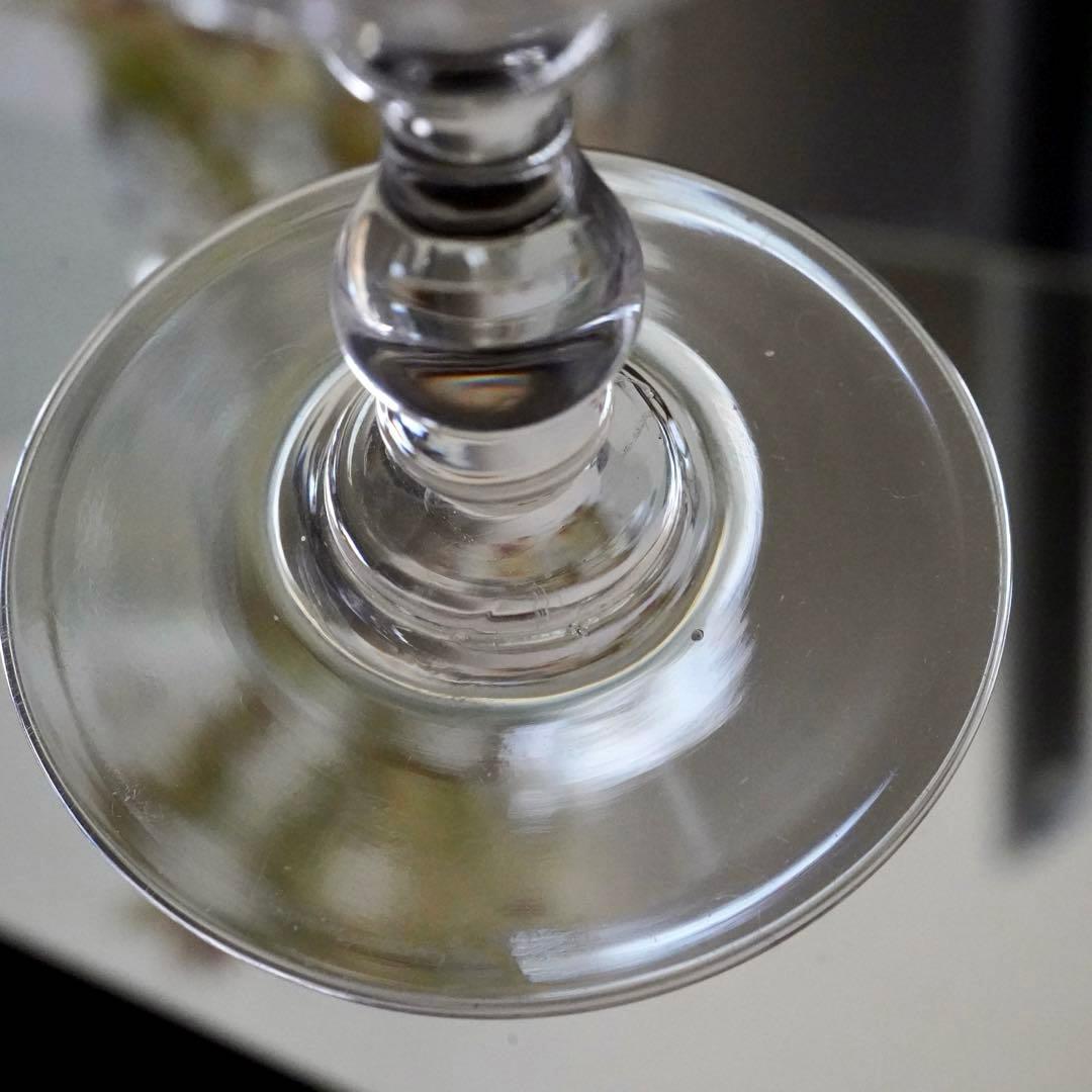 最大サイズ★オールド バカラ T6406 美品 BACCARATワイングラス