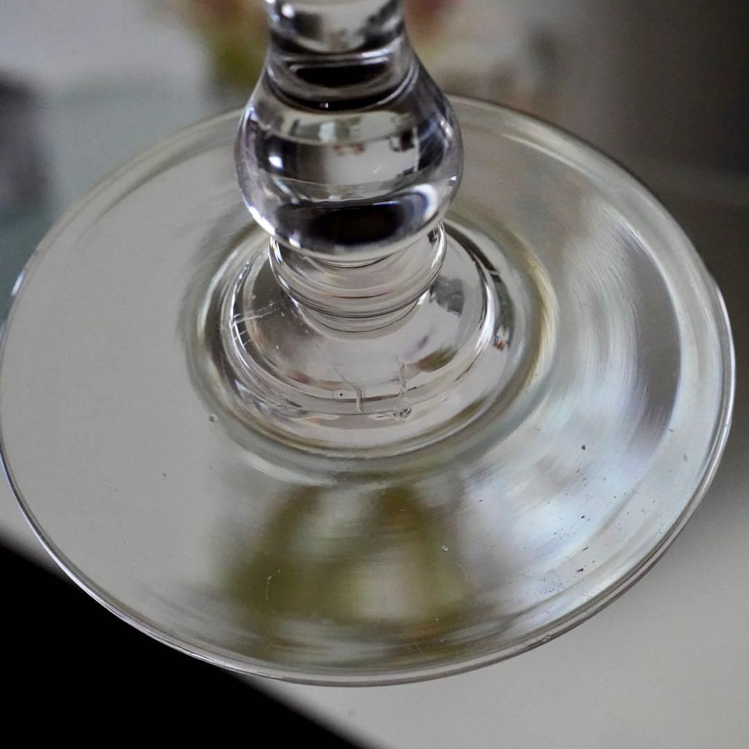 最大サイズ★オールド バカラ T6406 美品 BACCARATワイングラス