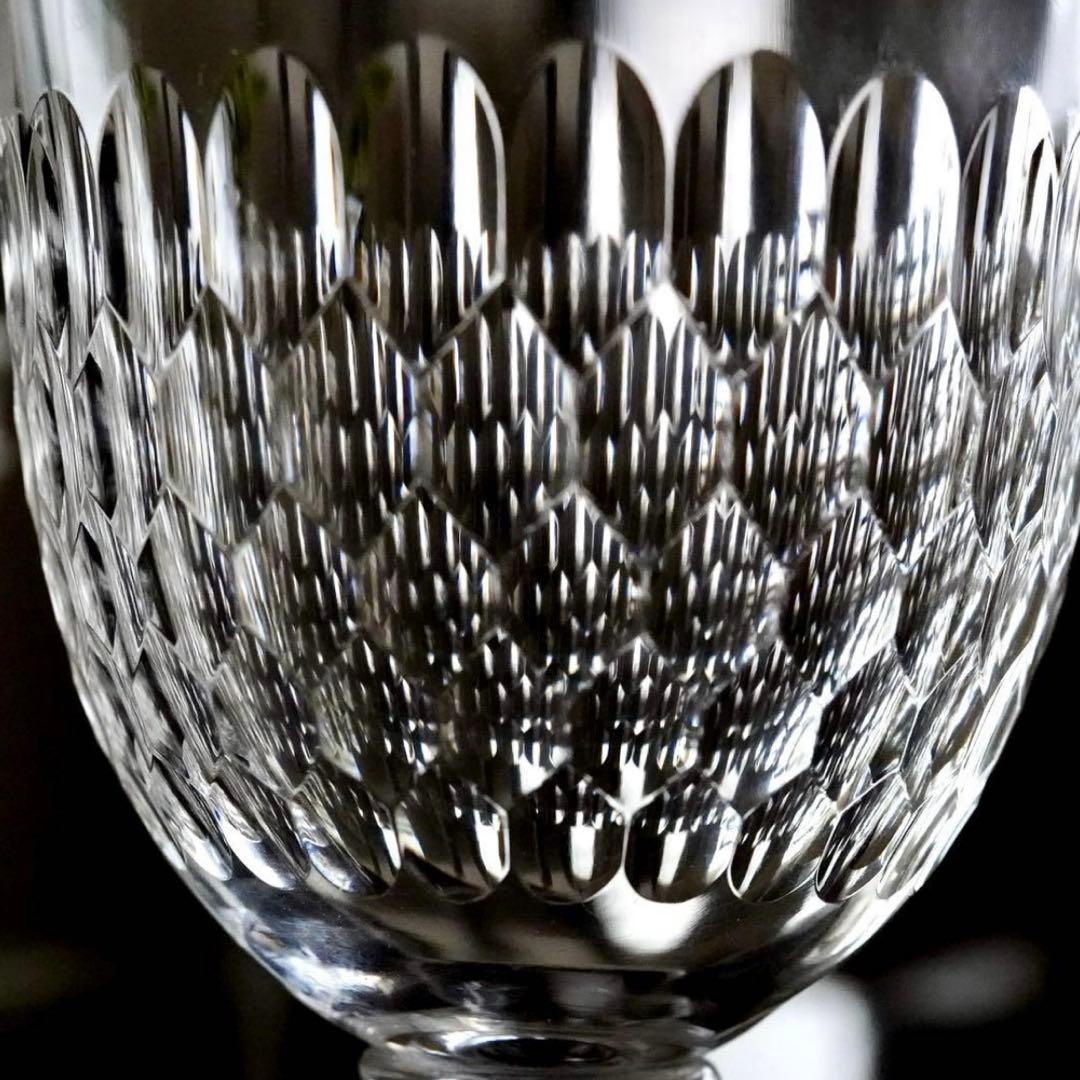 最大サイズ★オールド バカラ T6406 美品 BACCARATワイングラス