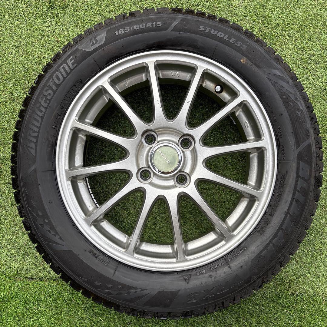 ④185/60R15 BS ＶＲＸ3 2024年製　フィット等