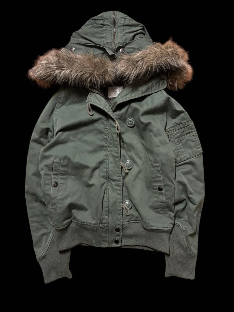 00s archive n2b ma1 ファー付き 短丈 ジャケット