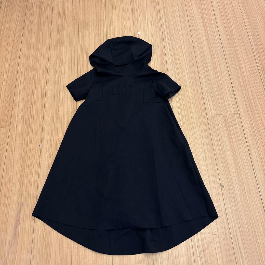Dior ブラック フード付きパーカーキッズ
