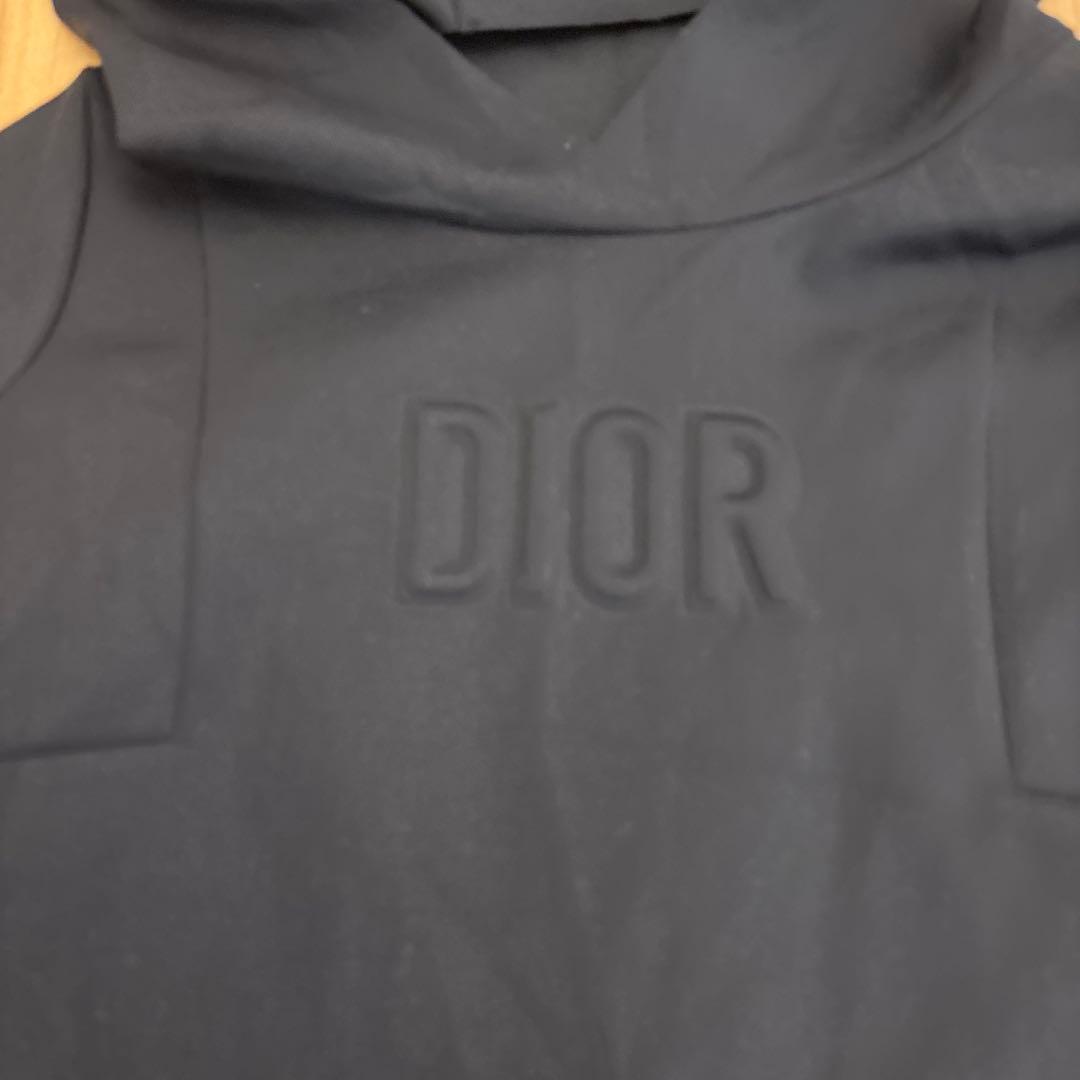 Dior ブラック フード付きパーカーキッズ