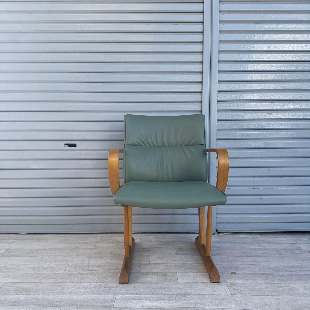 飛騨産業　アームチェア　ダイニングチェア　円空　佐々木敏光 デザイナー ④