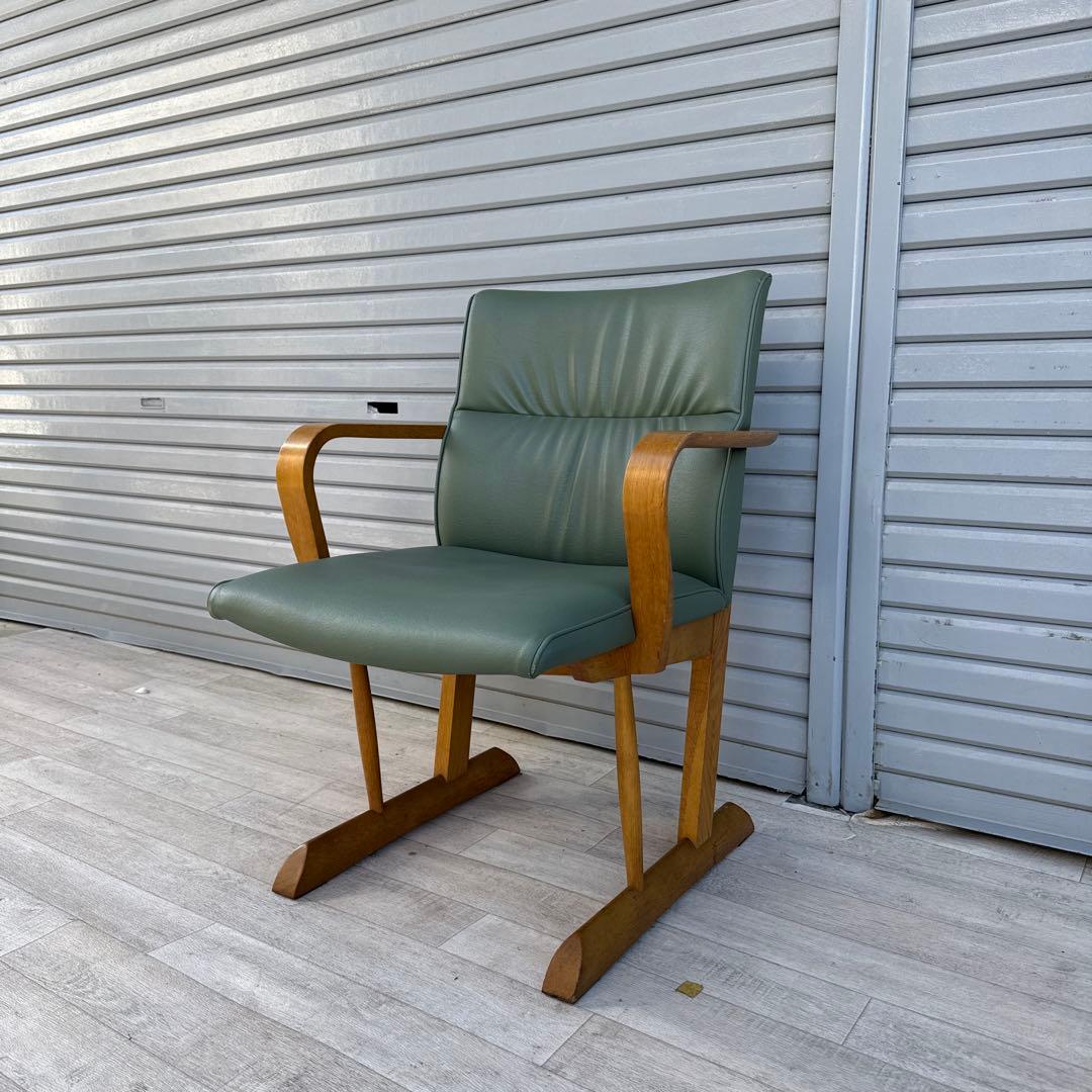 飛騨産業　アームチェア　ダイニングチェア　円空　佐々木敏光 デザイナー ④