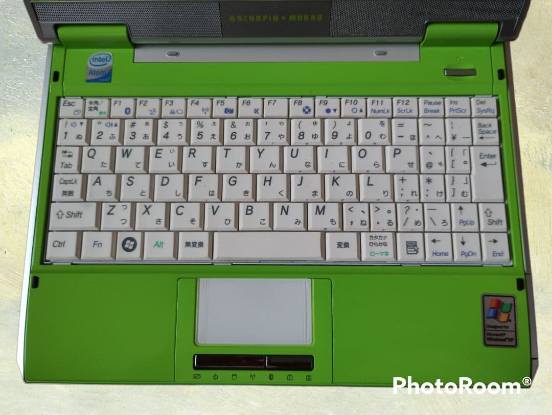 ガチャピン&ムックのモバイルノートパソコン