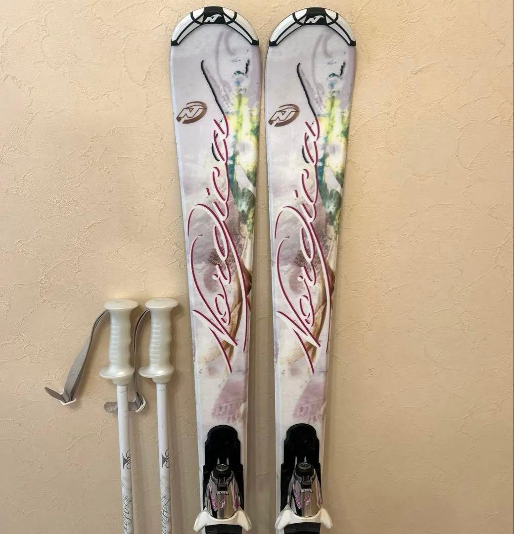 ◾️カービングスキーセット　板146㎝　ブーツ24㎝ 女性用　レディース用