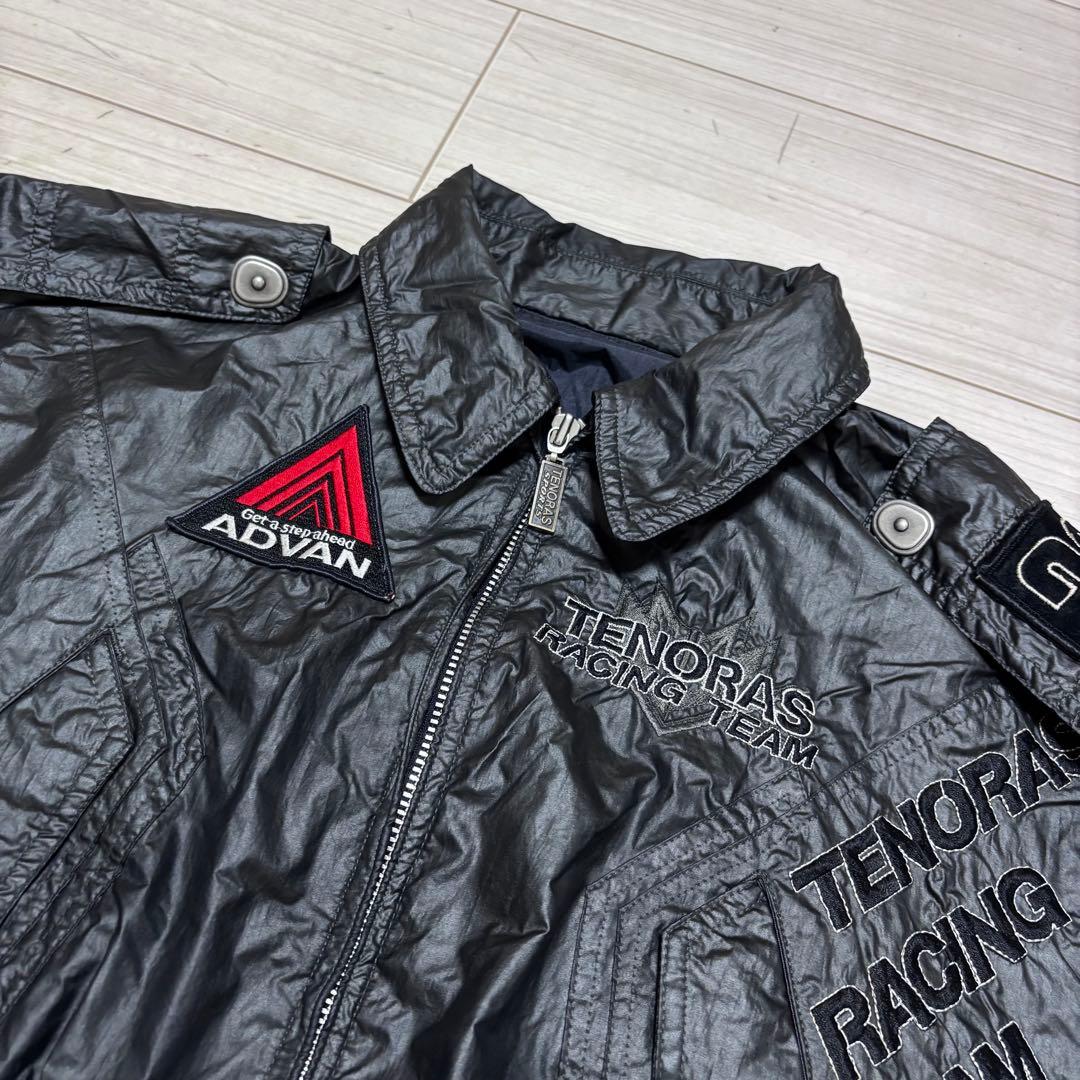 激レア スタッフ用 90s■TENORAS■レーシング ジャケット ショート S