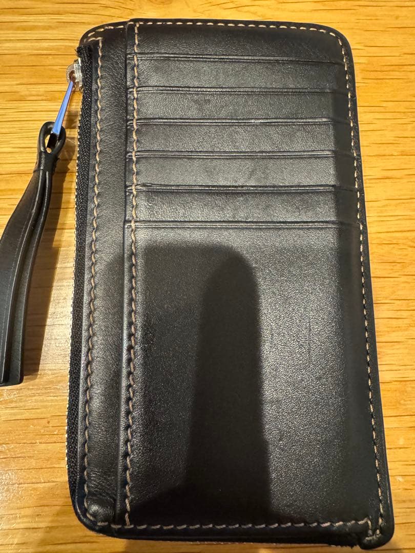 LOEWE☆パズルロングカードホルダー　ブラック