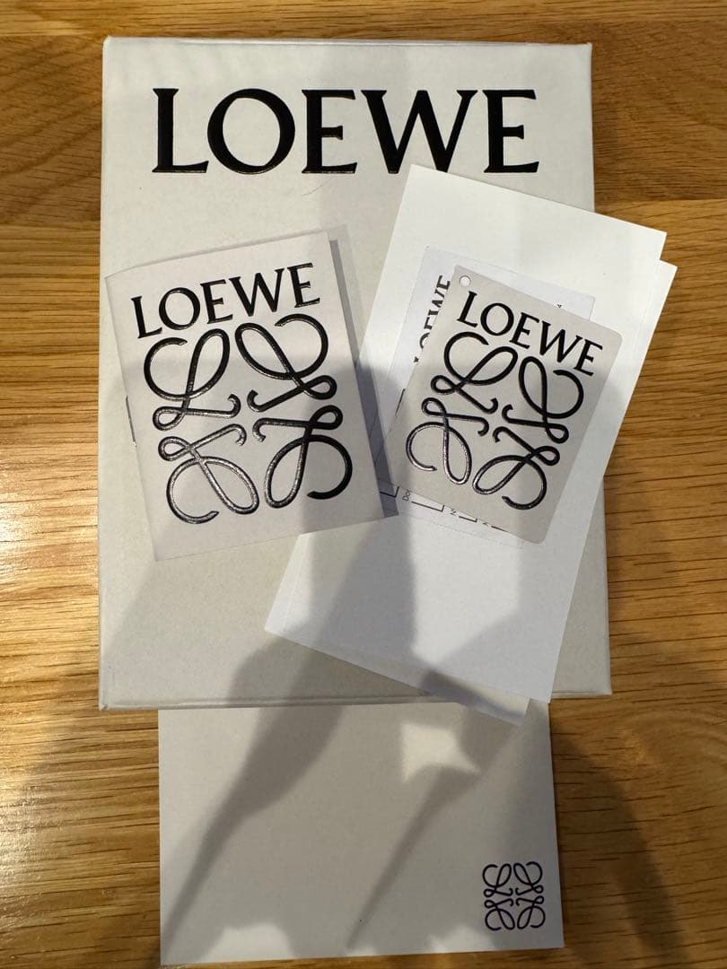 LOEWE☆パズルロングカードホルダー　ブラック