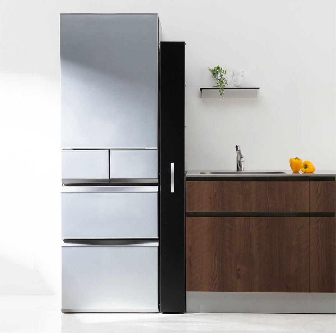 キッチンストッカー 隙間収納 キッチン収納 ［幅15奥行58高さ165.4cm］