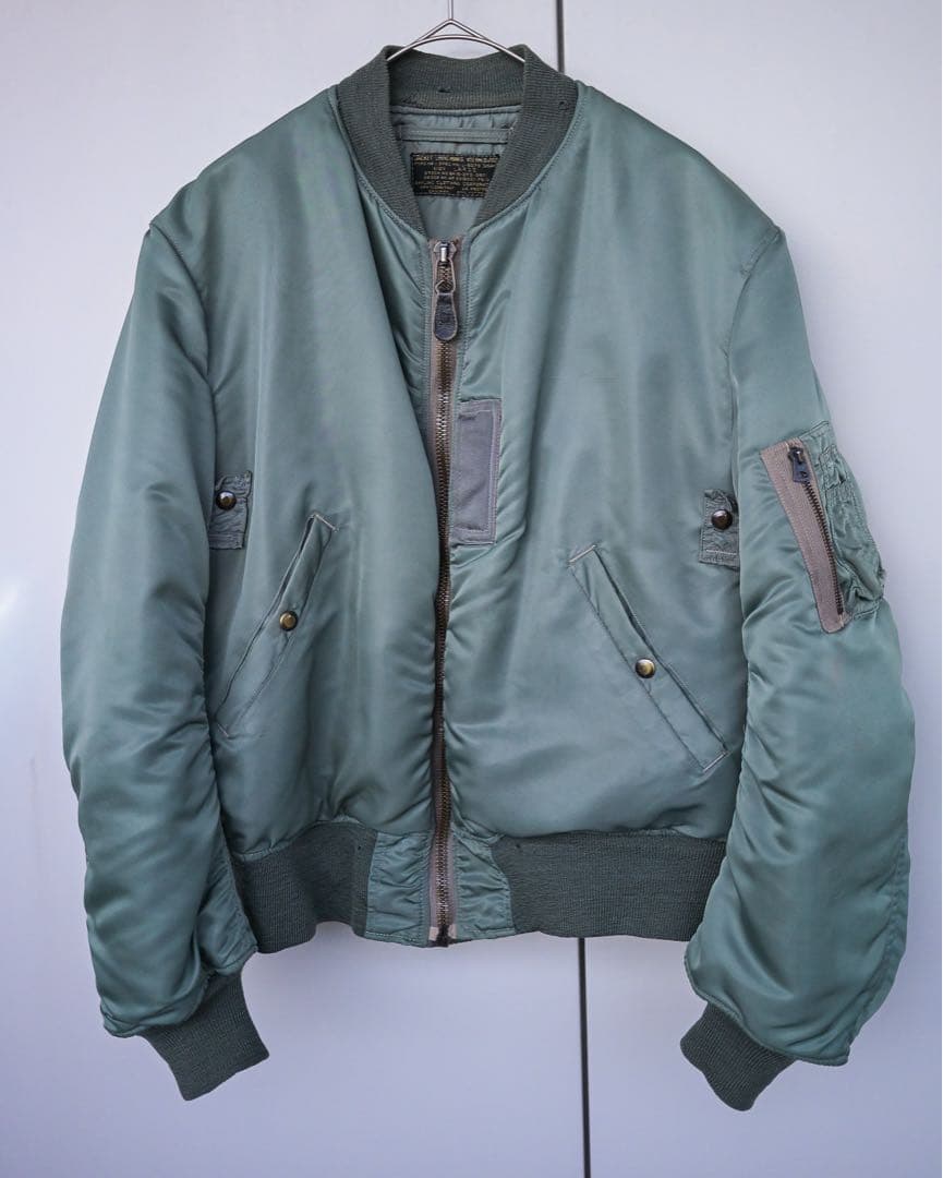 【奇跡の美品】50s MA-1 初期J-8279 SKYLINE製 米軍実物 L