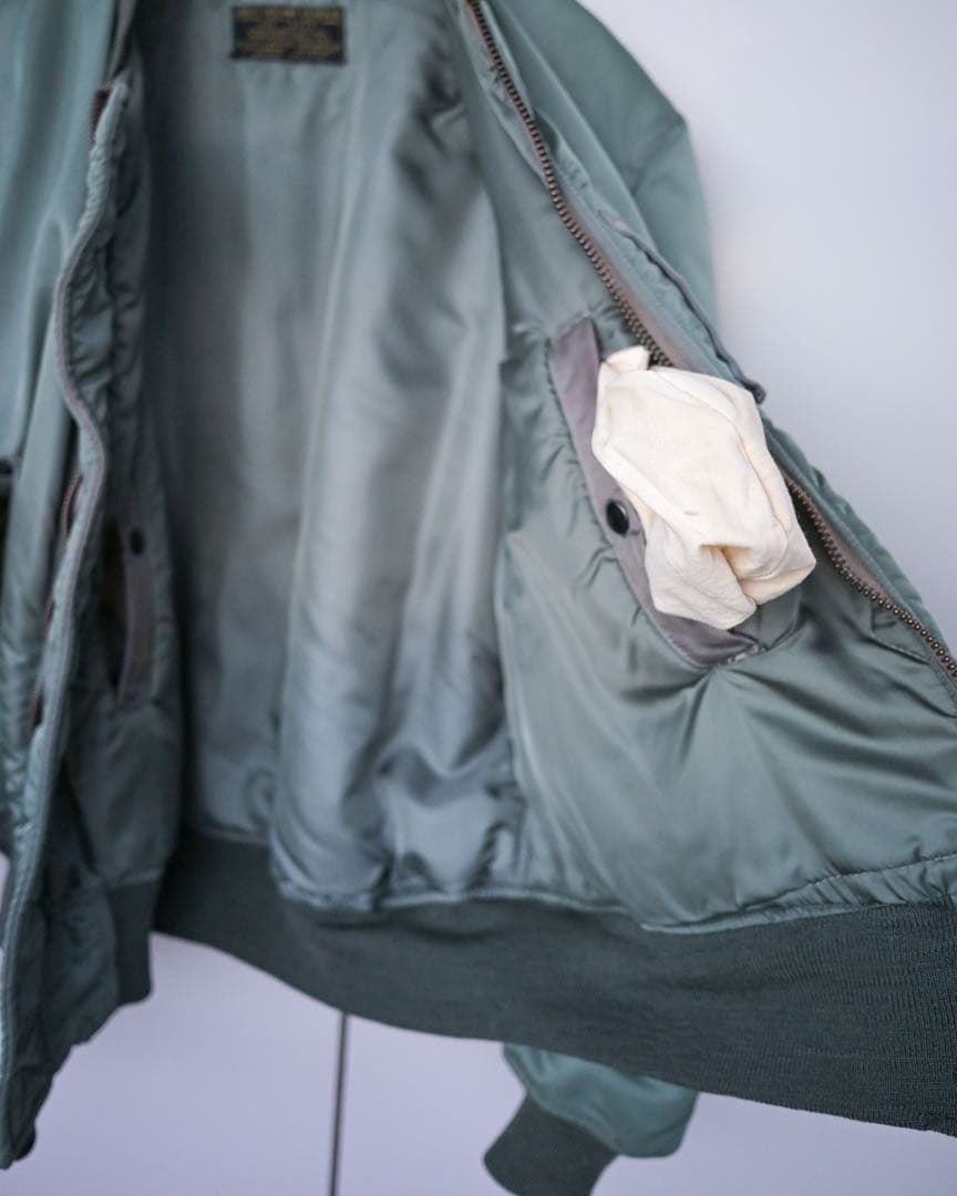 【奇跡の美品】50s MA-1 初期J-8279 SKYLINE製 米軍実物 L