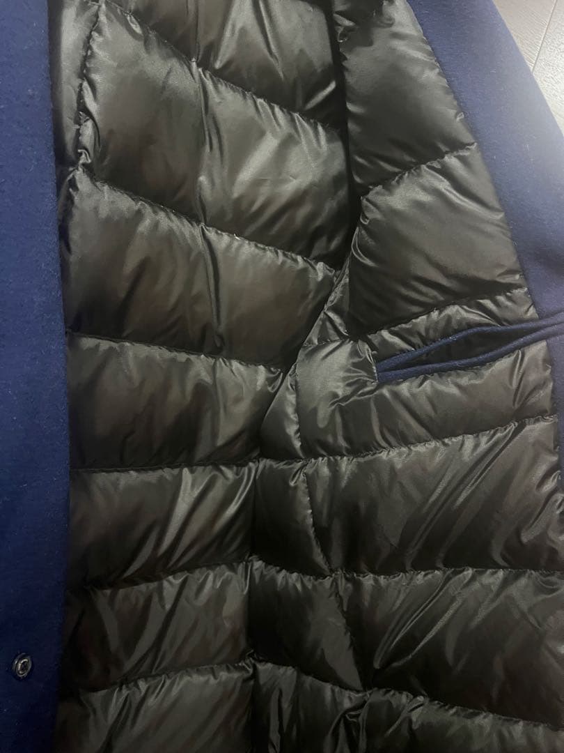 【極美品】ケープハイツ ダウンチェスターコート ネイビー S（M〜L相当）