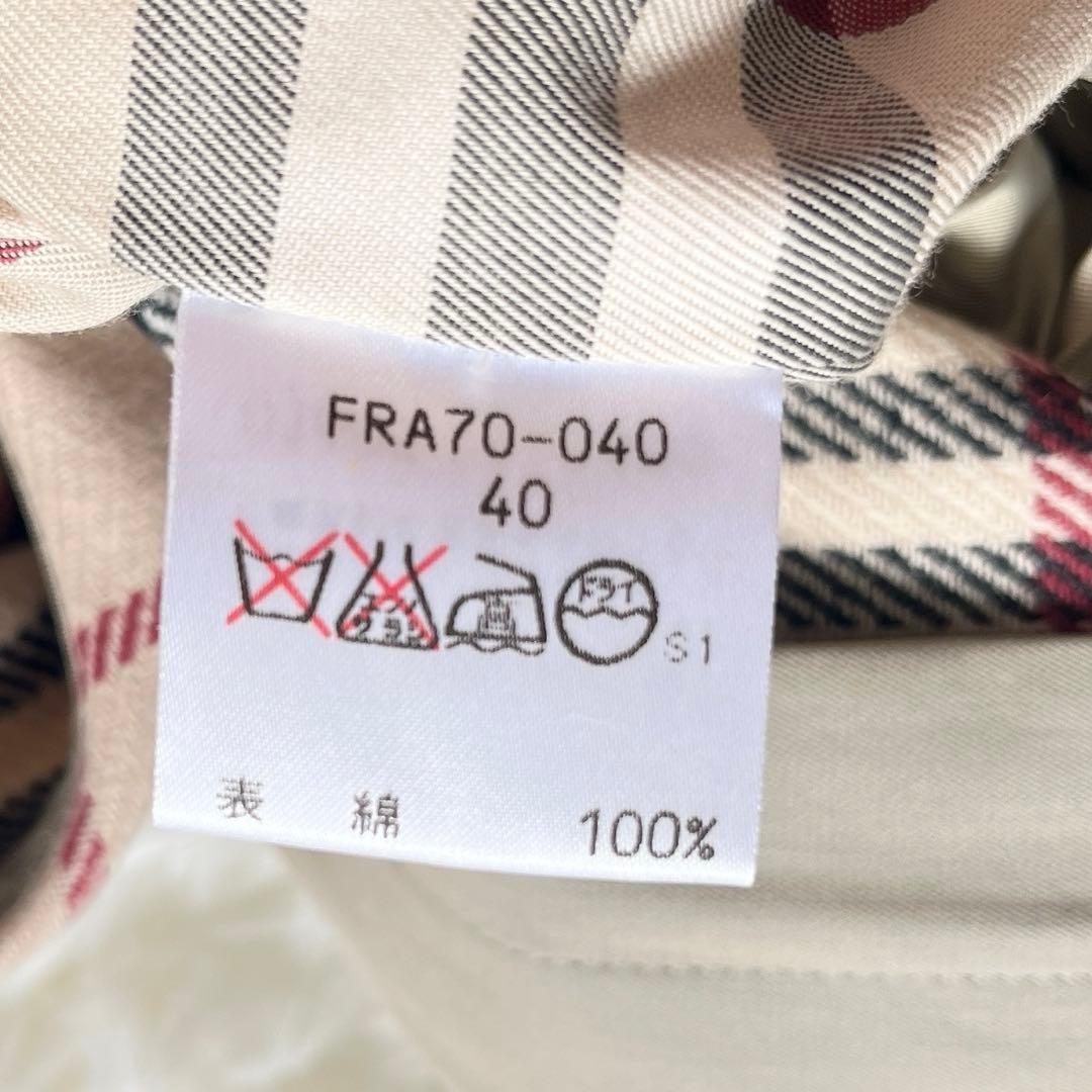 美品　バーバリーロンドン　ステンカラーコート　カーキ　ライナー付き　ノバチェック